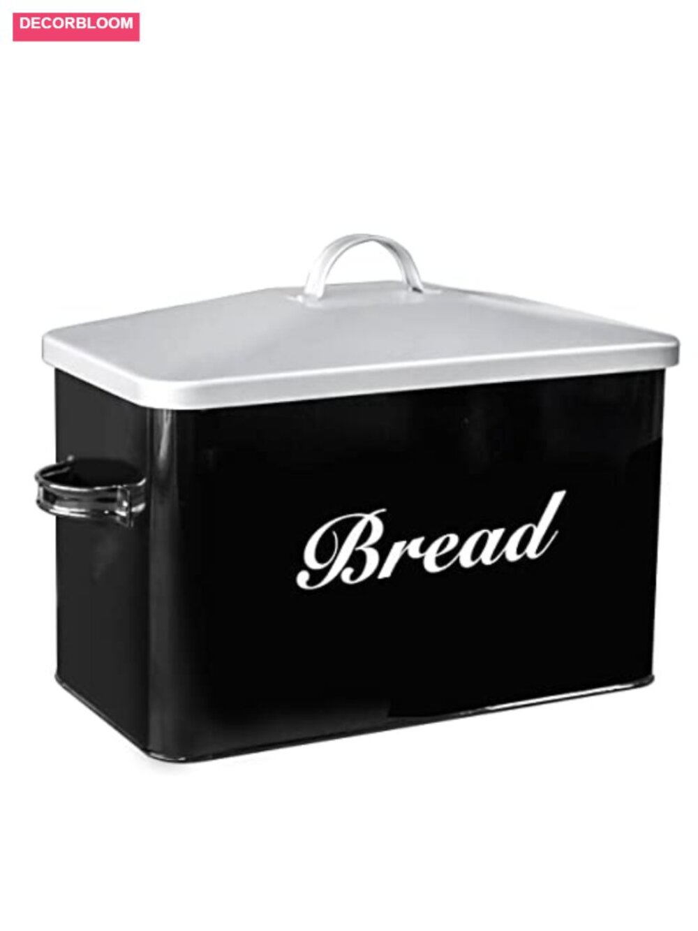 Metal Bread Box Farmhouse Pantry Storage Container Space Saving